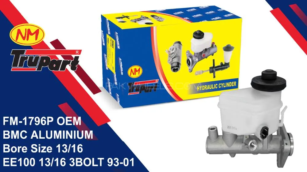 Trupart Brake Master Cylinder For Toyota EE100 13/16 3BO    FM-1796P OEM Image-1