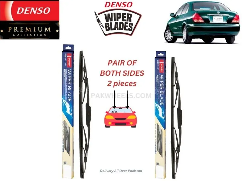 Nissan Blue Bird 1996-2001 Denso Wiper Blade - 2 Pcs Set - Denso Premium