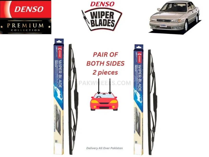 Nissan Sunny B13 Denso Wiper Blade - 2 Pcs Set - Denso Premium