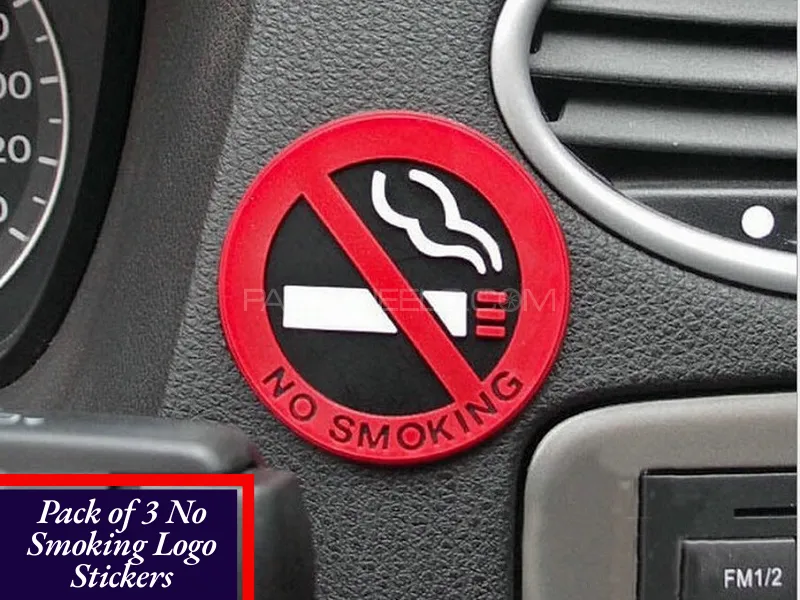 Universal Car Interior No Smoking Stickers Warning Logo | Taxi Car Prevent Smoking Sign Sticker Home Image-1