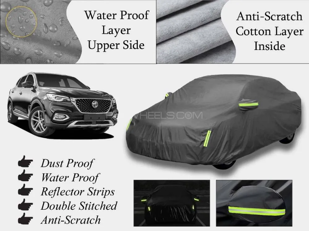 MG HS 2020-2024 Top Cover | Grey | Anti-Scratch | Double Layer | Heat Proof | Water Proof Image-1