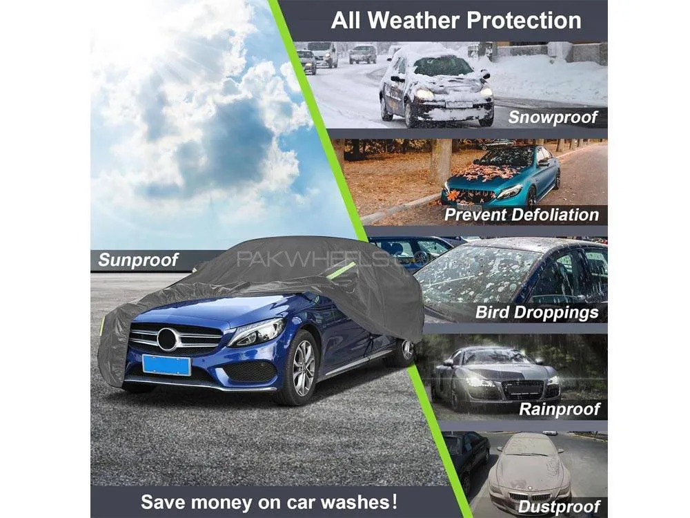 Toyota Aqua 2012 - 2020 Top Cover | Grey | Anti-Scratch | Double Layer | Heat Proof | Water Proof Toyota Aqua 2012 - 2020 Top Cover | Grey | Anti-Scratch | Double Layer | Heat Proof | Water Proof Image-4