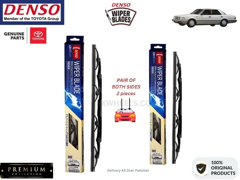 Toyota Crown 1991-2001 Denso Wiper Blade - 2 Pcs Set - Denso Premium