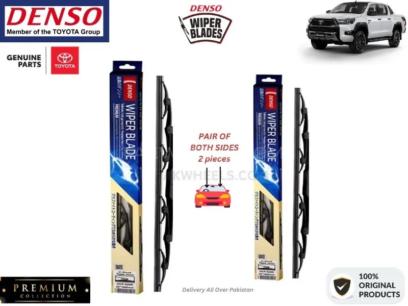 Toyota Rocco 2015-2024 Denso Wiper Blade - 2 Pcs Set - Denso Premium Image-1