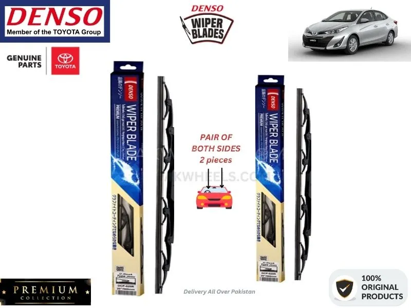 Toyota Yaris 1.3 2020-2024 Denso Wiper Blade - 2 Pcs Set - Denso Premium Image-1