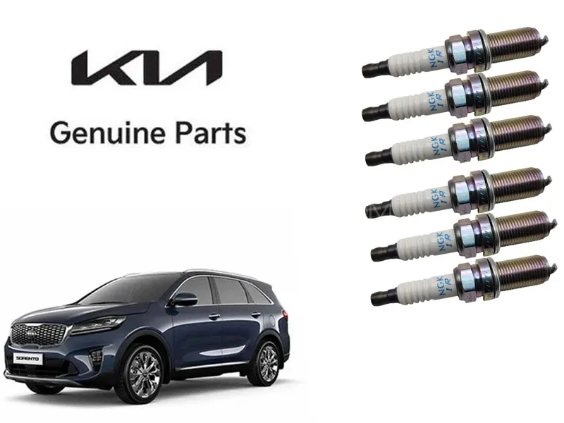 Genuine Spark Plugs for KIA Sorento 3.5 FWD 2021-2024 6 Pcs Image-1