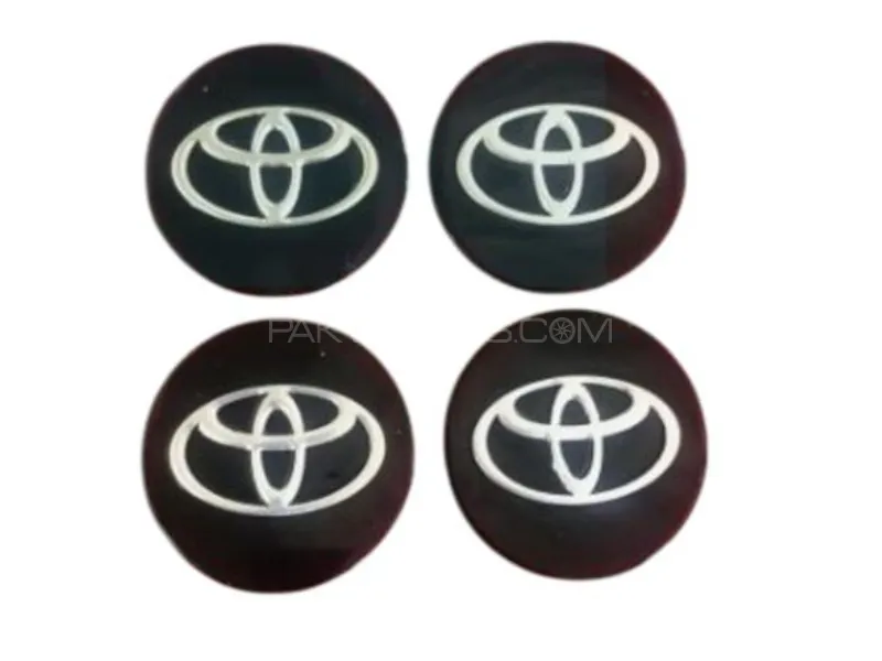 Toyota Wheel Center Cap Stickers | 4 Pieces | 2.2 Inches Image-1
