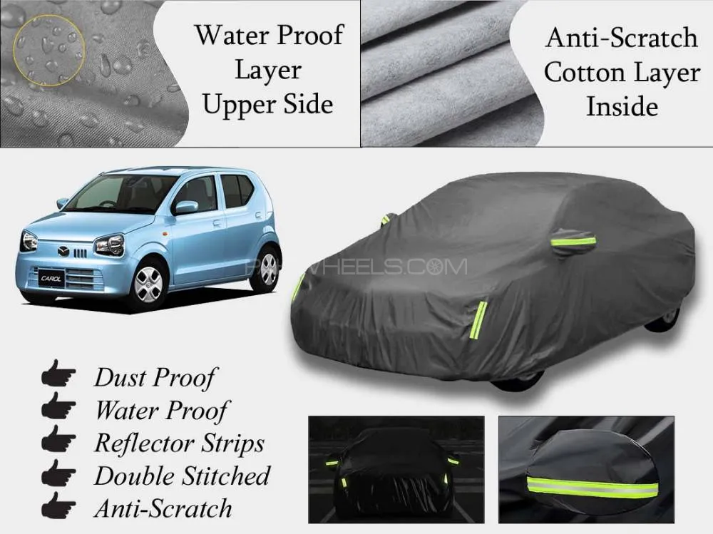 Mazda Carol 2014-2024 Top Cover | Grey | Anti-Scratch | Double Layer | Heat Proof | Water Proof Image-1