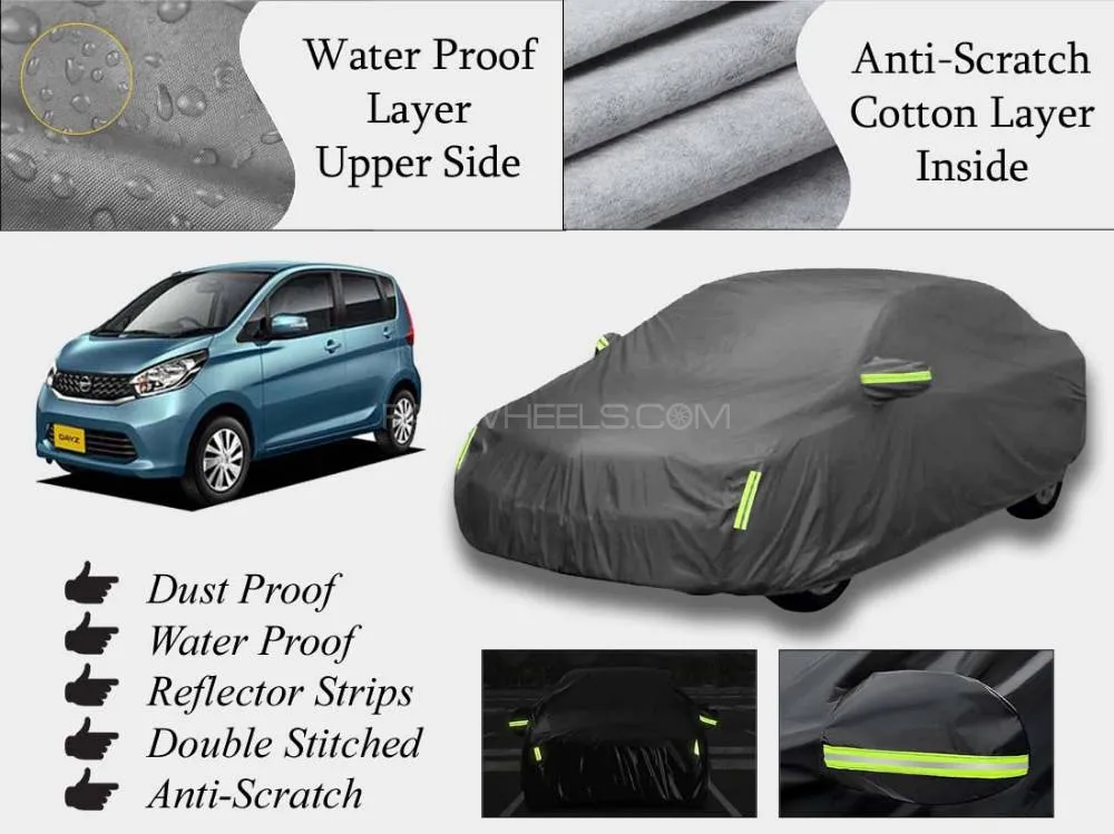 Nissan Dayz 2013 - 2017 Top Cover | Grey | Anti-Scratch | Double Layer | Heat Proof | Water Proof Image-1
