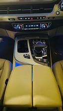 Audi Q7  Quattro. 3.0 V6 supercharged intercooler.360 Bhp
Exclusive premium plus business package 
Audi Pakistan import 
Model 2018 registered 2018 Karachi 
First owner driver, Audi services mentioned & full service history.
Mileage 54000
Pearl brown metallic colour & beige arocco nappa leather interior 
Top of the line specs.
Bumper to bumper original condition & spotless 
Seven seater all seats are electric multi power 
Both rear seats are independent customised settings 
Long wheel base chassis 
Panoramic sunroof 
Soft closer electric doors
Front & rear seats are air conditioning & heated 
12 zone duel climate control air conditioning system  & rear auto  climate control .
Bose entertainment sorround sound system with 29 speakers 
Perfume package 
Airmatic suspension with Hight control & self levelling.
360 degrees multi cameras 
Auto parktronic access package 
All multi accessibility sensors 
Electric telescopic steering wheel 
Adapted cruise control 
Active adapted laser led headlamps 
Multi colour Ambient interior light package 
Sports S-line Crome package 
Power boot
Wireless charger 
9 tronic multi electric transmission 
Multi windows privacy curtains
19 “ alloy wheels with new tyres 
And lot of options customised installed.
Further information please call & physician to see visit at Victory Cars jail road Lahore .
National wide delivery available.
