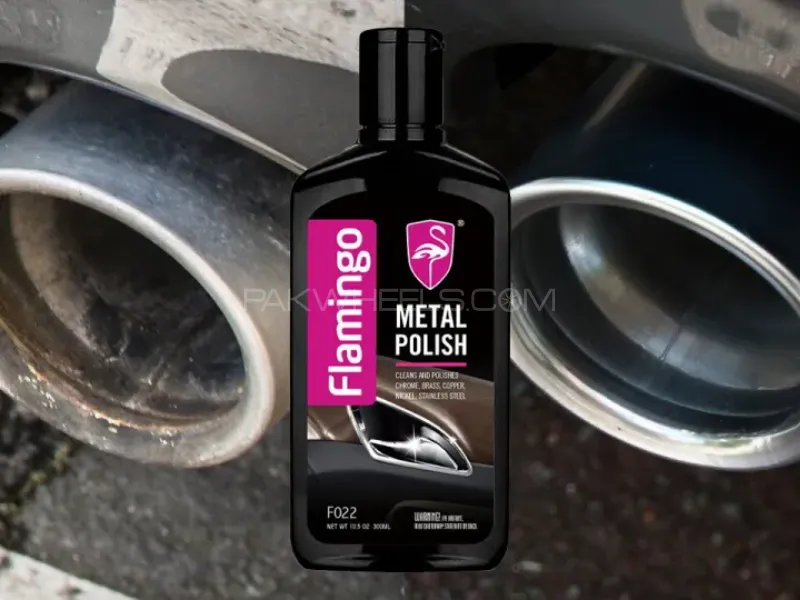 Flamingo Metal Polish-300ML | for Effectively Cleans and Polishes Chrome use Flamingo Metal Polish Image-1