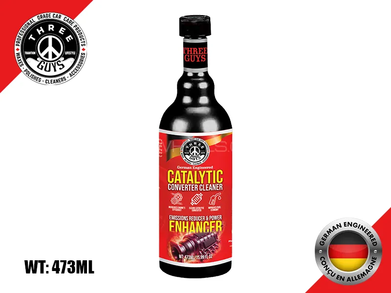 THREE GUYS Catalytic Converter Cleaner | 473ml | GERMAN ENGINEERED Image-1