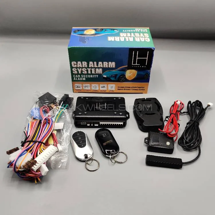 Liuhawk Car Security Alarm System With Immobilizer Key Image-1
