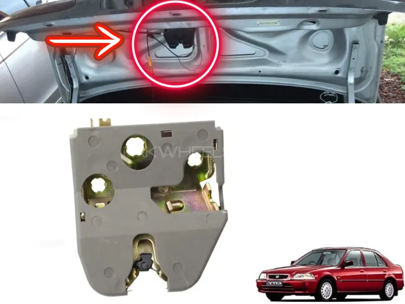 Honda City 1996-2002 Trunk Latch Luggage Lock - 1 Pcs Image-1