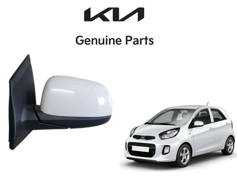 Genuine Side Mirror Left Side for KIA Picanto 2019 to 2024 Image-1
