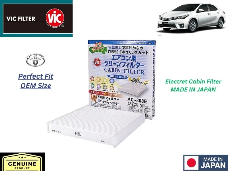 Toyota Corolla Altis 2014-2018 VIC Cabin Filter - Made in Japan Image-1