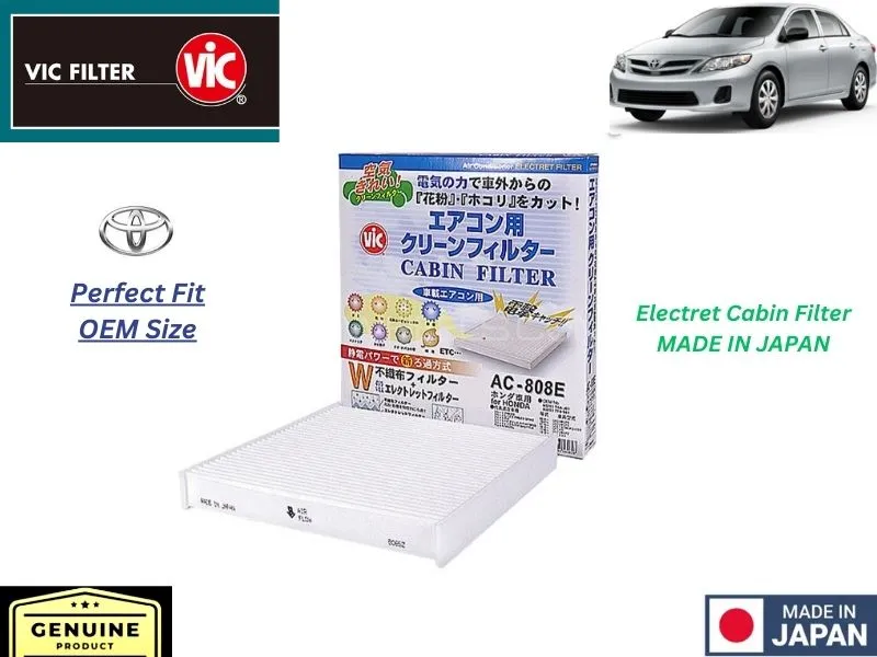 Toyota Corolla Gli 2008-2014 VIC Cabin Filter - Made in Japan Image-1