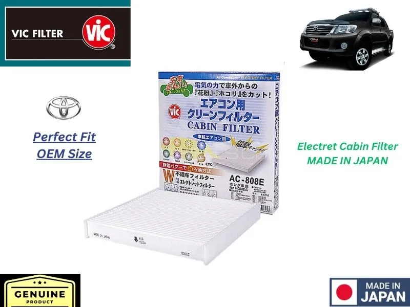 Toyota Hilux Vigo 2005-2016 VIC Cabin Filter - Made in Japan Image-1