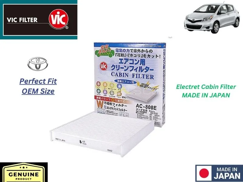 Toyota Vitz 2011-2014 VIC Cabin Filter - Made in Japan Image-1