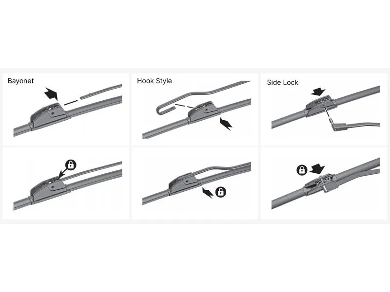 Honda Edix Silicone Soft Rubber Wiper Blades - 2 Pieces Set Honda Edix Silicone Soft Rubber Wiper Blades - 2 Pieces Set Image-5