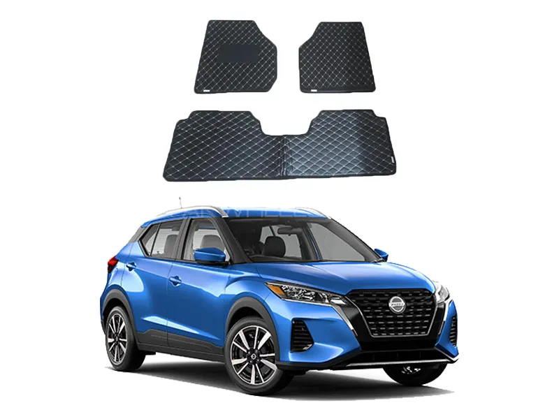 Nissan Kicks 7D Floor Mat ( Flat Style ) - Model 2016 - 2025 Image-1