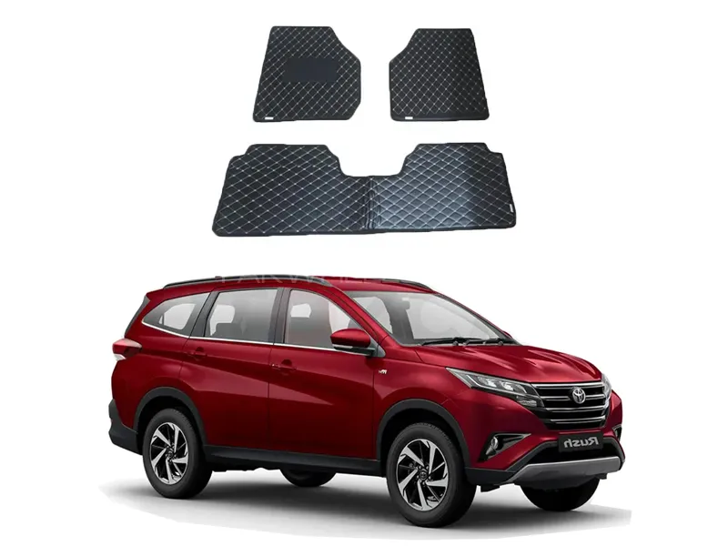Toyota Rush Hold 7D Floor Mats (Flat Style) Image-1