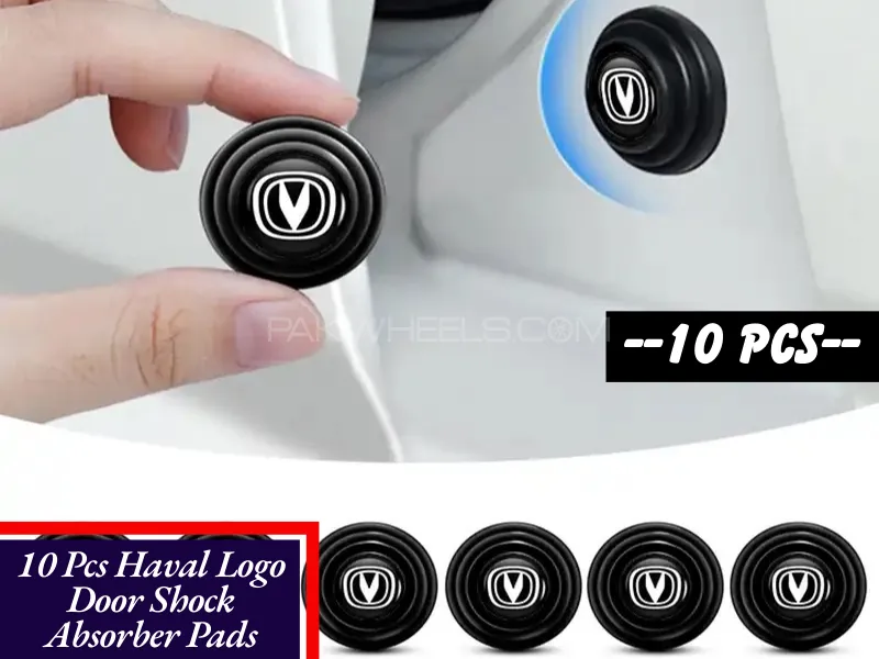 10pcs Car Door Shock Absorber Silicone Pad with (Changan) Logo | Shock Absorption Sound Insulation Image-1