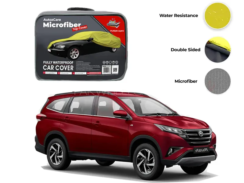 Toyota Rush Hold Microfiber Car Top Cover - Model 2018-2025 Image-1