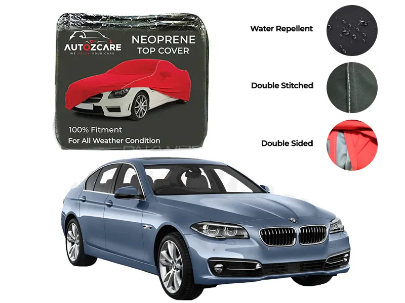 BMW 5 Series Neoprene Top Cover - Model - 2010-2018 Image-1