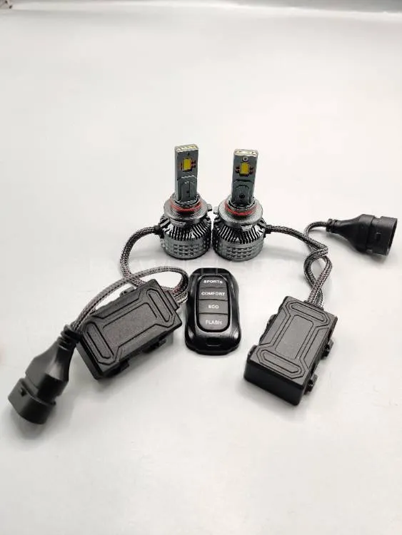 LIUHAWK H11 Dual Color Original 85W LED Light With Flasher And Remote For Car 2 Pcs Set Image-1