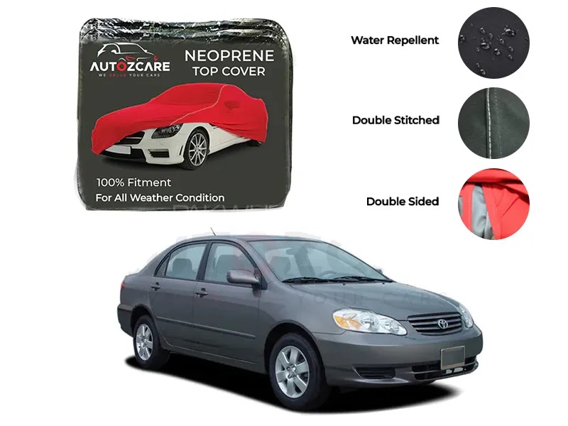 Toyota Corolla Neoprene Top Cover - Model 2000-2005 Image-1