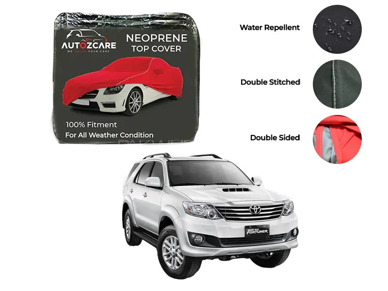 Toyota Fortuner Neoprene Top Cover Model 2013-2016 Image-1