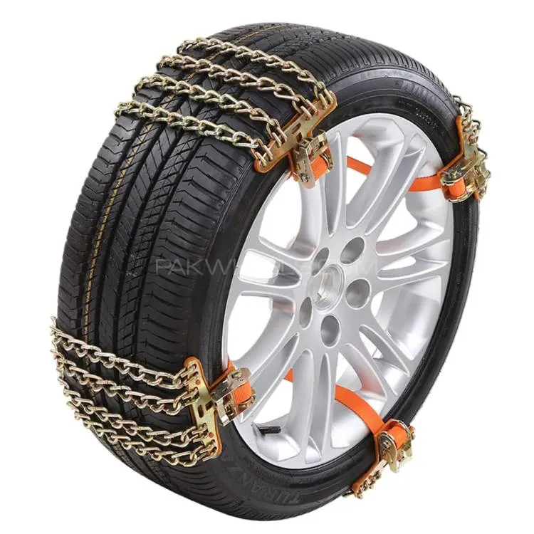 Easy Snow Chain For Tire Size  15/16/17 - 165-175-185-195-205 Tire Size Image-1