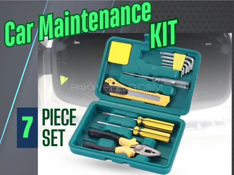 7 Pcs Multipurpose Car Tool Kit Image-1