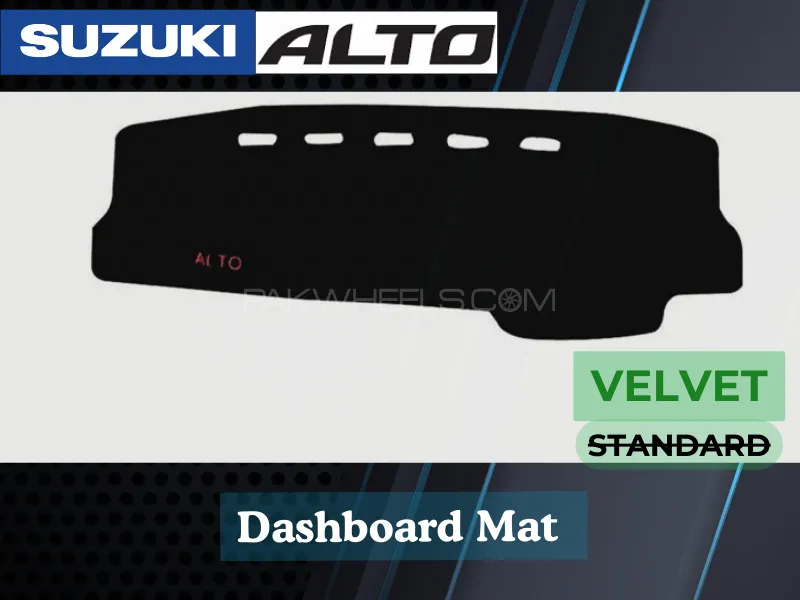 Suzuki Alto 2019-2025 Velvet Dashboard Matt | Dashboard Carpet Image-1