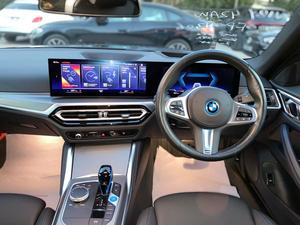 BMW i4 eDrive35 M Sport  
Model: 2022
Mileage: 19,000 km 
unregistered 
Fresh Import 2025

*Alcantara with Blue Contrast Stitching seats 
*BMW heads-up display 
*BMW iconic sound electric 
*Digital curve led display 
*LED headlamps
*Apple carplay
*Driving modes
*Parking assistant plus
*Panorama view
*Active cruise control with stop and go function
*Lane assistant
*Speed limiter
*Electric memory seats 
and many more options

Calling and Visiting Hours

Monday to Saturday

11:00 AM to 7:00 PM