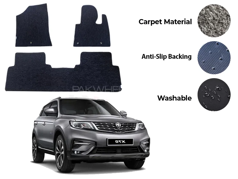 Proton X70 Fitting Carpet Floor Mat 3PCS - Model 2021