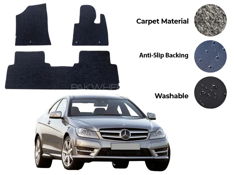 Mercedeat 5PCS -Model 2008-2014s C180 Genuine Fitting Carpet Floor M Image-1