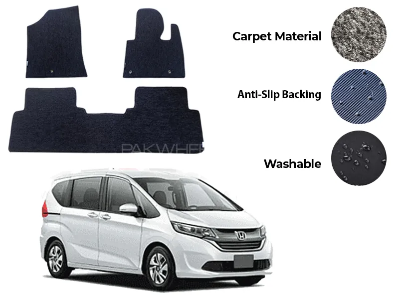 Honda Freed Fitting Carpet Floor Mat 4PCS - Model 2016-2018 Image-1
