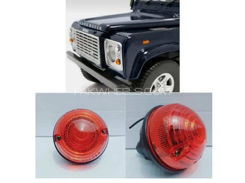 Land Rover Defender Front Indicator Orange 2pc Image-1