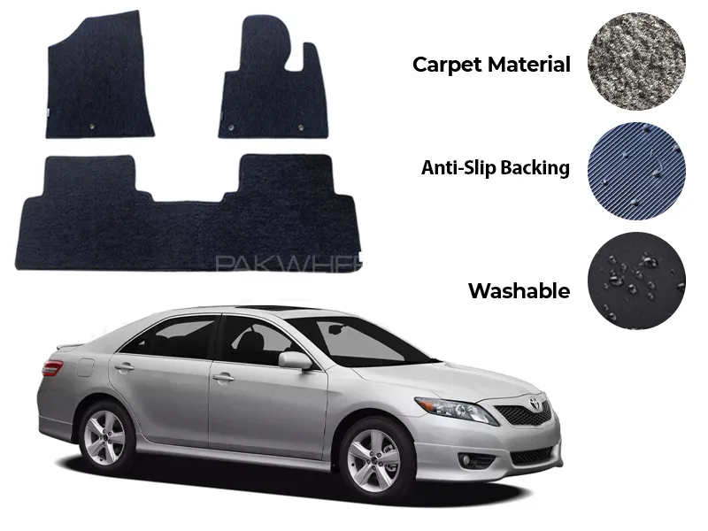 Toyota Camry Genuine Fitting Carpet Floor Mat 3PCS - Model 2006-2011