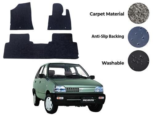 Suzuki Mehran Genuine Fitting Carpet Floor Mat 3PCS - Model 1988-2019 Suzuki Mehran Genuine Fitting Carpet Floor Mat 3PCS - Model 1988-2019