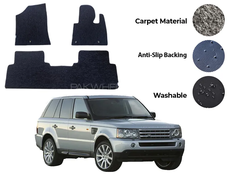 Range Rover Sport Fitting Carpet Floor Mat - Model 2005-2013 Image-1