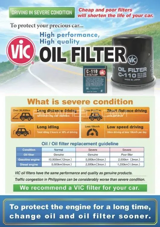 Honda N One 2012-2020 VIC Oil Filtrer - Made in Japan Honda N One 2012-2020 VIC Oil Filtrer - Made in Japan Image-3