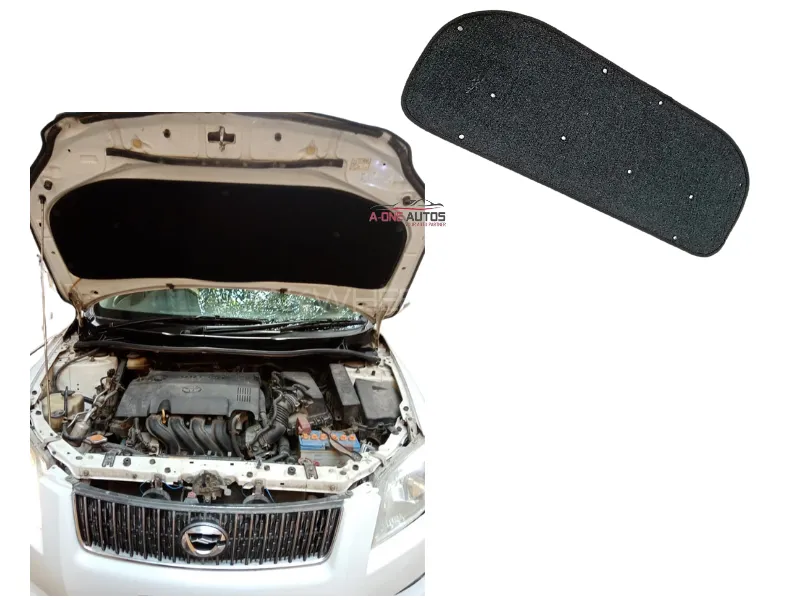 Toyota Axio 2007 Front Bonnet Hood Insulator Pad Under Cover Heat Shield Image-1