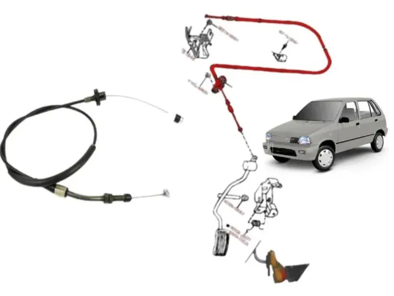 Suzuki Mehran Euro 2  Accelerator Cable  | 1 Piece | Image-1