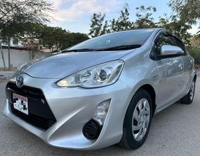TOYOTA AQUA S KEY START MULTI PACKAGE NEW SHAPE (1500cc)
Model 2015 || Registered 2019 end
Silver Color
1/2 pc touchup 
99,000 KMS Driven
New Blue Interior
Climate control A/c
Multi Steering
100% BATTERY AND ABS  
Radar 
Interior is as crispy as new 
Still Smells Like New 
Extremely good condition 
Just like a brand new car
EXCHANGE POSSIBLE WITH ANY CAR
 
For inspection
Available at SUPREME CARS
Plot # 151/F,Under Imam heights,Shop no.1&2, Main Khalid Bin Walid Rd, Karachi, Sindh 75400

|  Premium Cars  |  Best Prices  |  Optimum Performance | 
#supremecarsgang