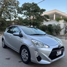 TOYOTA AQUA S KEY START MULTI PACKAGE NEW SHAPE (1500cc)
Model 2015 || Registered 2019 end
Silver Color
1/2 pc touchup 
99,000 KMS Driven
New Blue Interior
Climate control A/c
Multi Steering
100% BATTERY AND ABS  
Radar 
Interior is as crispy as new 
Still Smells Like New 
Extremely good condition 
Just like a brand new car
EXCHANGE POSSIBLE WITH ANY CAR
 
For inspection
Available at SUPREME CARS
Plot # 151/F,Under Imam heights,Shop no.1&2, Main Khalid Bin Walid Rd, Karachi, Sindh 75400

|  Premium Cars  |  Best Prices  |  Optimum Performance | 
#supremecarsgang
