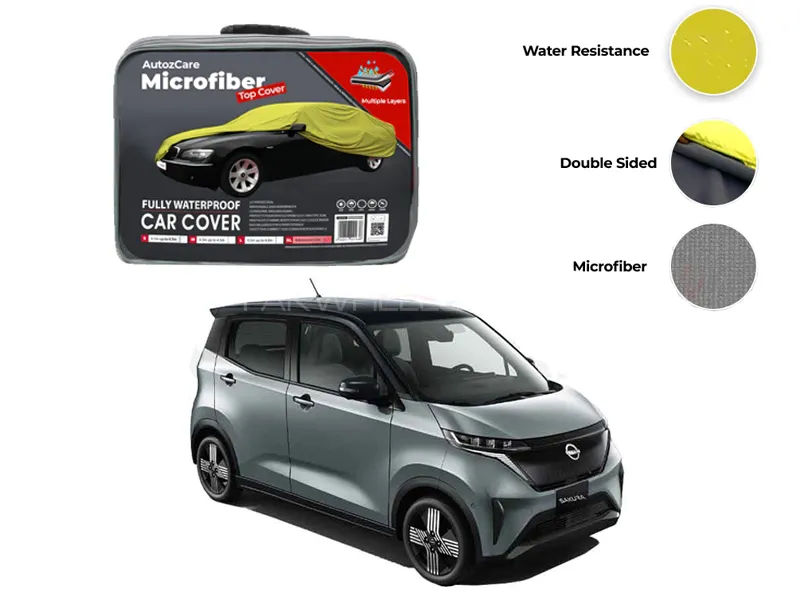 Nissan Sakura Microfiber Car Top Cover - Model 2022-2025 Image-1