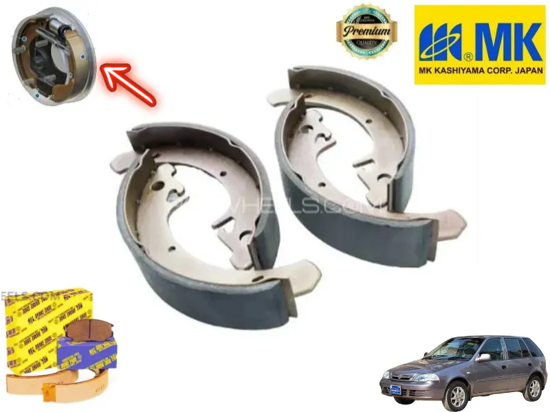 Suzuki Cultus Rear Brake Shoe  2000-2007 MK JAPAN  - MK KASHIYAMA Authentic Product Image-1